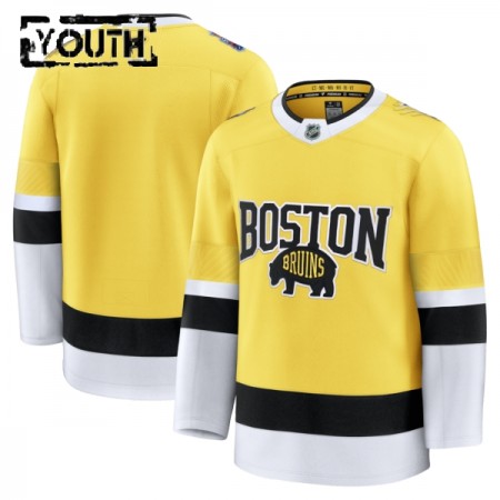Lasten NHL Boston Bruins Pelipaita Custom 2025-26 Fanatics NHL Stadium Series Premium Gold